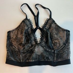 Victorias Secret Lace Longline Bra
